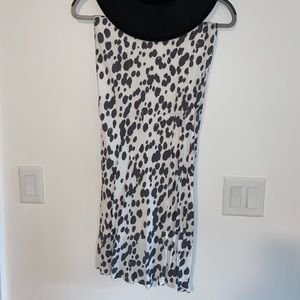 Black + White Spotted Skirt